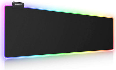 LeadsaiL  Gaming Mouse Pad RGB Full Length Large Black
