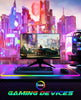 LeadsaiL Gaming Mouse Pad RGB Full Length Large Black — rear view