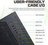 Zalman S5-BLK Gaming Computer Case — bottom view