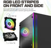 Zalman S5-BLK Gaming Computer Case — detail view