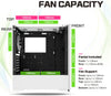 Zalman S5-WH Gaming Computer Case — bottom view